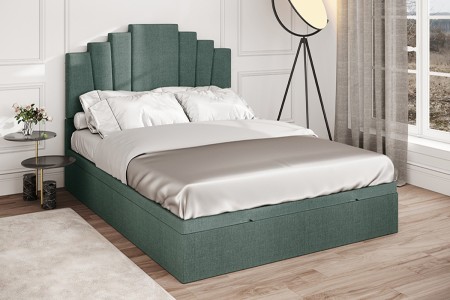 Lalique Headboard and Ottoman Storage Divan 2