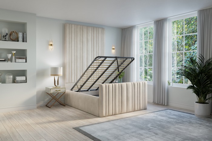 Atlantis Upholstered Ottoman Storage Bed Frame Atlantis Upholstered Ottoman Storage Bed Frame