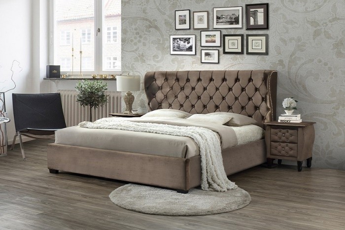 Infinity Upholstered Bed Frame With Drawers