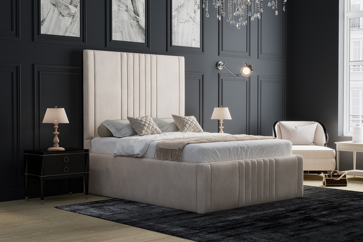 thumbnail image 2 of BESPOKE BEDS Upholstered Ottoman Storage Bed | King Size Bed With 2 of 12