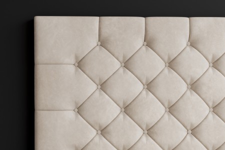 Queen Anne Wall Mount Upholstered Headboard | Magna Beds