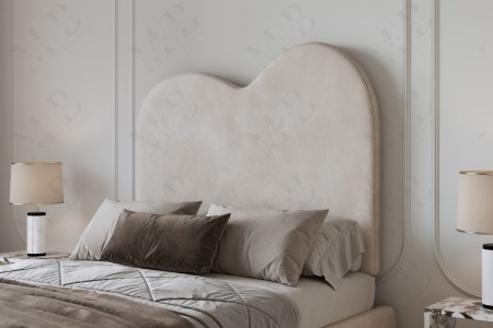 Asymmetrical Wall Mount Upholstered Headboard | Magna Beds