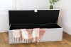 Linear Upholstered Ottoman Blanket Box