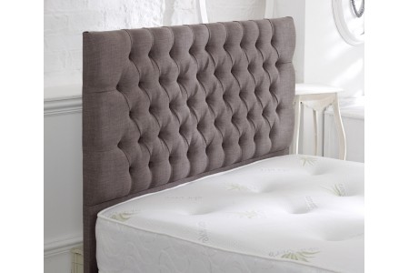 Chesterfield Upholstered Floor Standing Headboard angle shot
