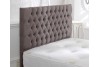 Chesterfield Upholstered Floor Standing Headboard angle shot Chesterfield Upholstered Floor Standing Headboard angle shot