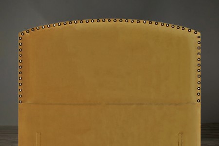 Poire Art Deco Upholstered Floor Standing Headboard Detail