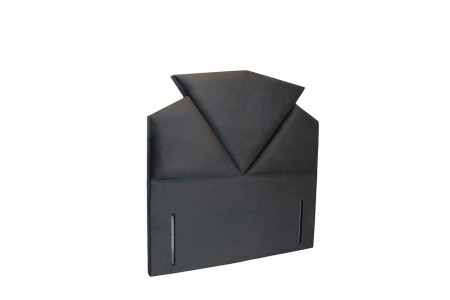 Jourdein, diamond shaped Art Deco style floor standing headboard