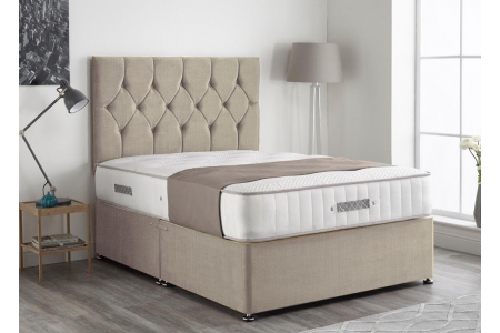 Linen Divan Base Bed Set | Divan Storage Beds | Magna Beds
