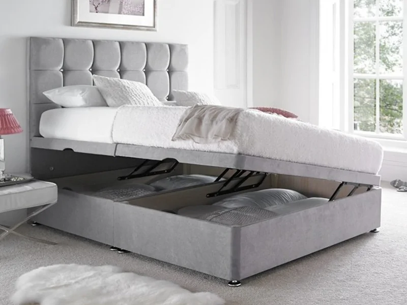side opening ottoman bed