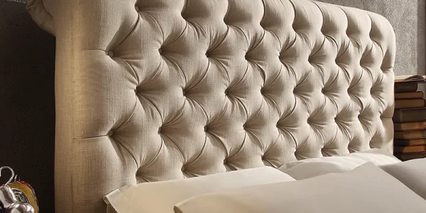 The origins of the upholstered Chesterfield Bed and Headboard